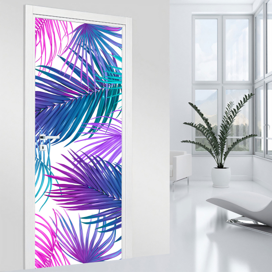Vinilo Adhesivo para puerta - Hojas