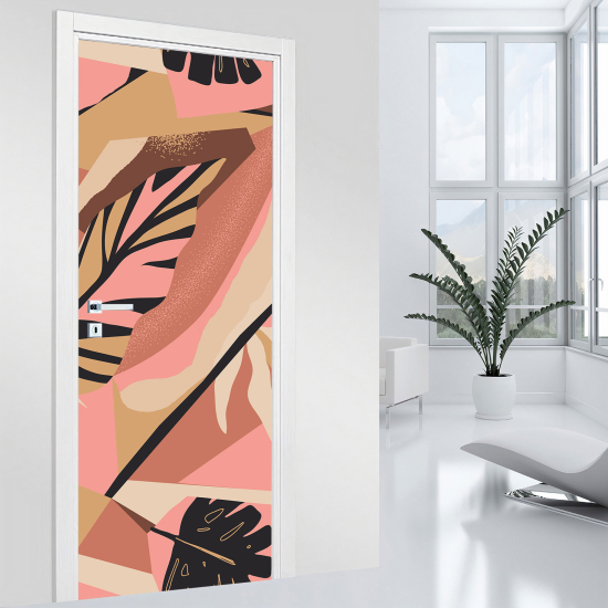 Vinilo Adhesivo para puerta - Hojas