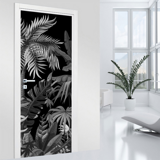 Vinilo Adhesivo para puerta - Hojas