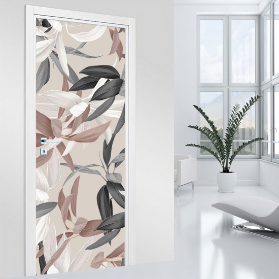Vinilo Adhesivo para puerta - Hojas
