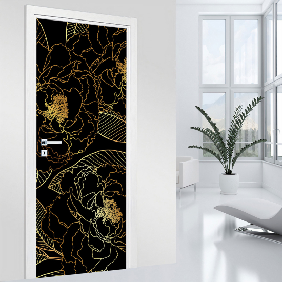 Vinilo Adhesivo para puerta - Hojas