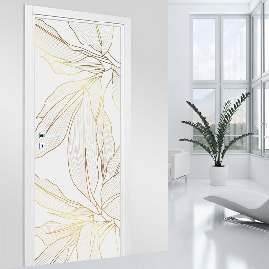 Vinilo Adhesivo para puerta - Hojas