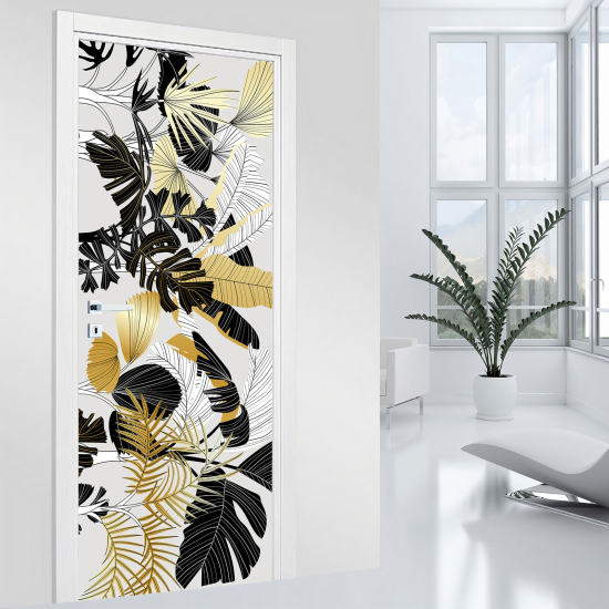 Vinilo Adhesivo para puerta - Hojas