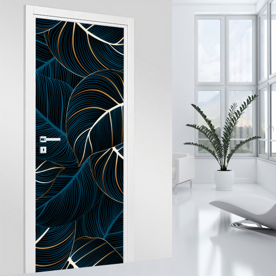 Vinilo Adhesivo para puerta - Hojas