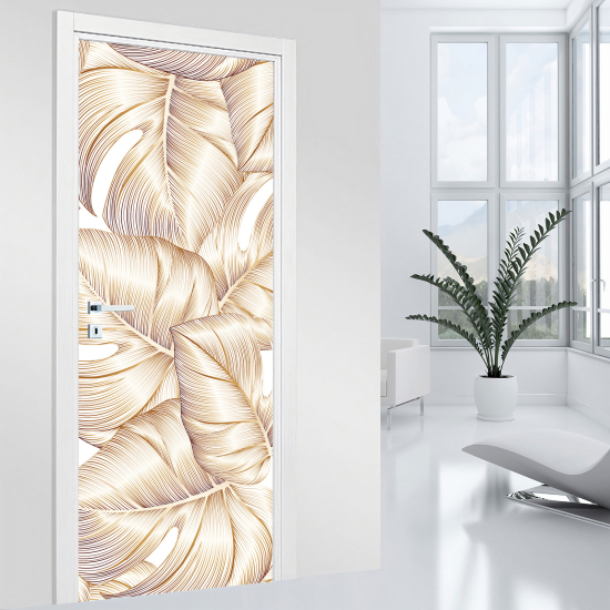 Vinilo Adhesivo para puerta - Hojas