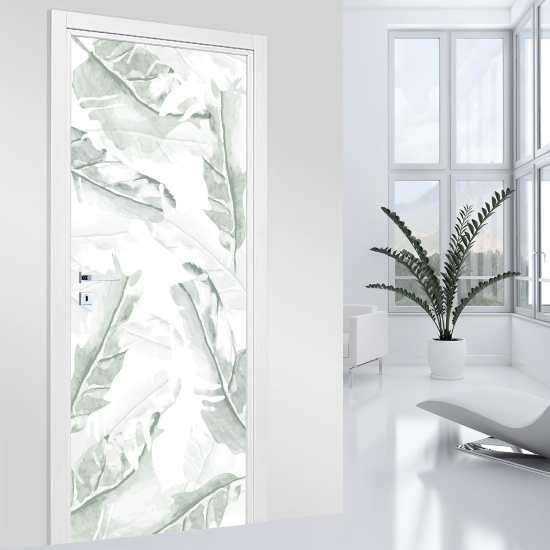 Vinilo Adhesivo para puerta - Hojas