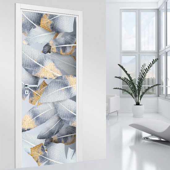 Vinilo Adhesivo para puerta - Hojas