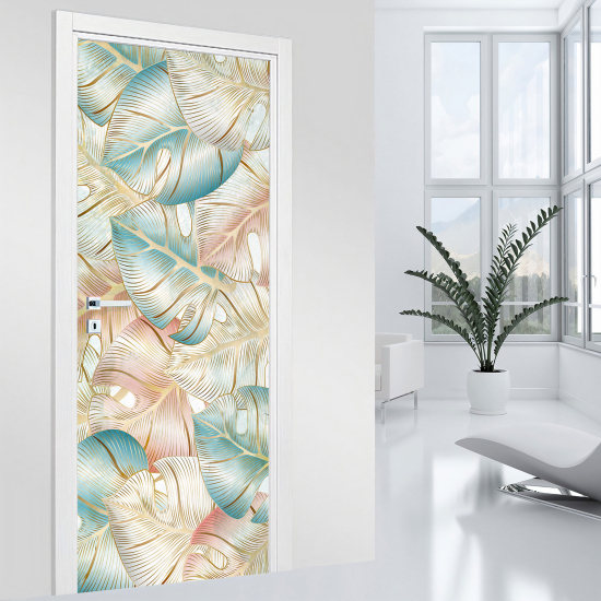 Vinilo Adhesivo para puerta - Hojas
