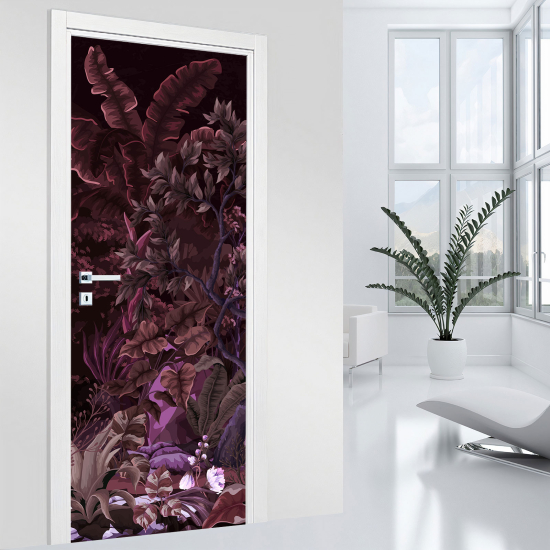 Vinilo Adhesivo para puerta - Hojas
