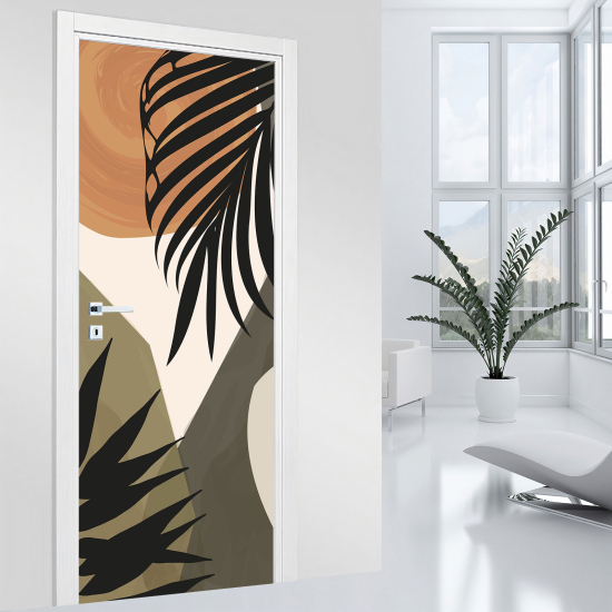 Vinilo Adhesivo para puerta - Hojas