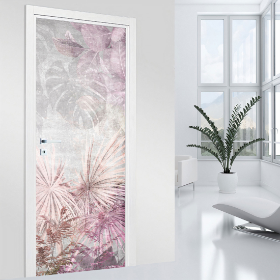 Vinilo Adhesivo para puerta - Hojas