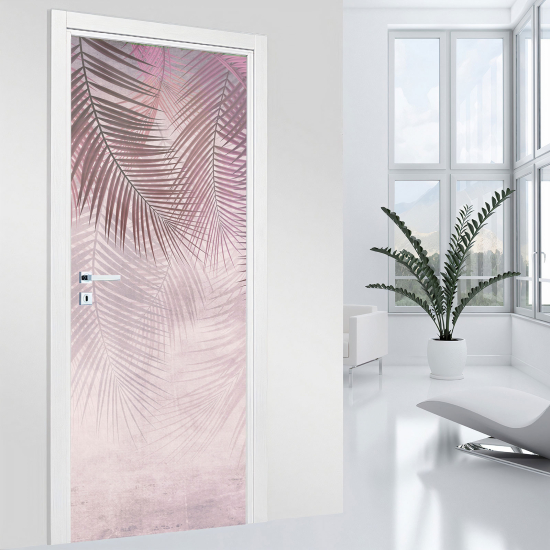 Vinilo Adhesivo para puerta - Hojas