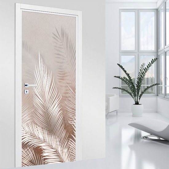 Vinilo Adhesivo para puerta - Hojas