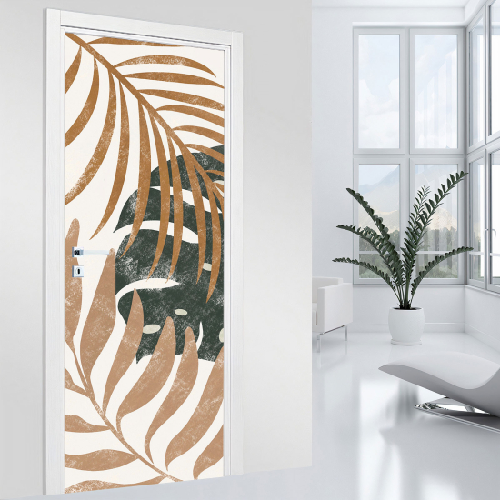 Vinilo Adhesivo para puerta - Hojas