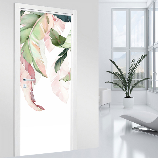 Vinilo Adhesivo para puerta - Hojas