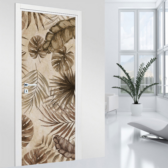 Vinilo Adhesivo para puerta - Hojas