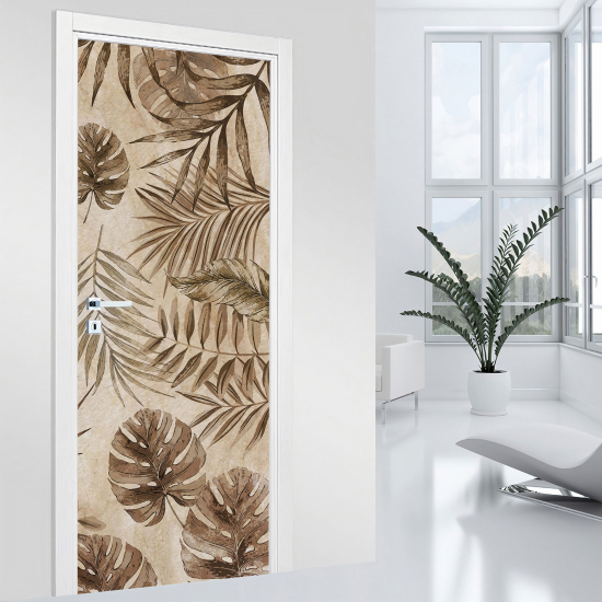Vinilo Adhesivo para puerta - Hojas