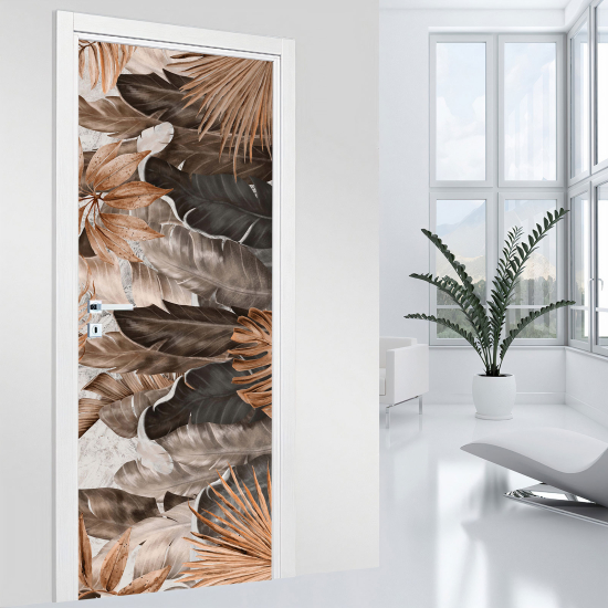 Vinilo Adhesivo para puerta - Hojas