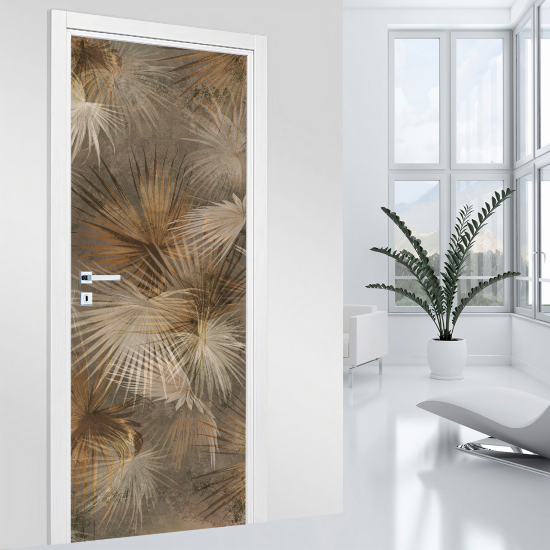 Vinilo Adhesivo para puerta - Hojas