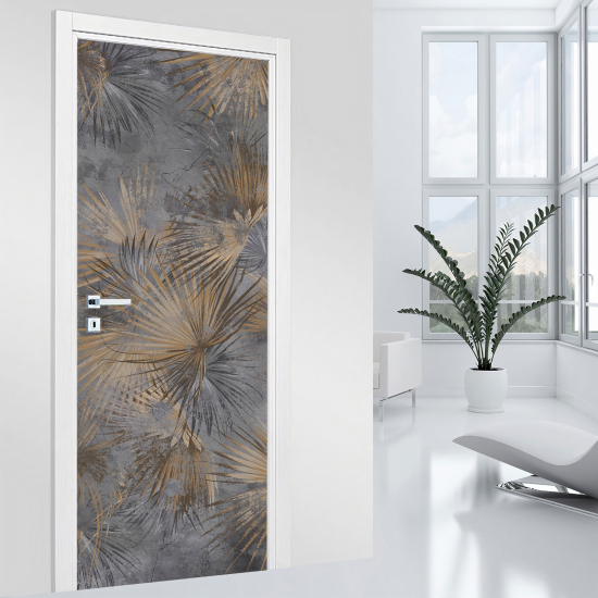 Vinilo Adhesivo para puerta - Hojas