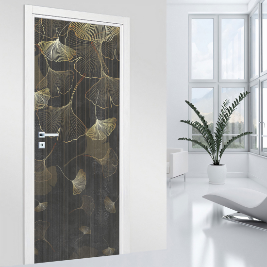 Vinilo Adhesivo para puerta - Hojas
