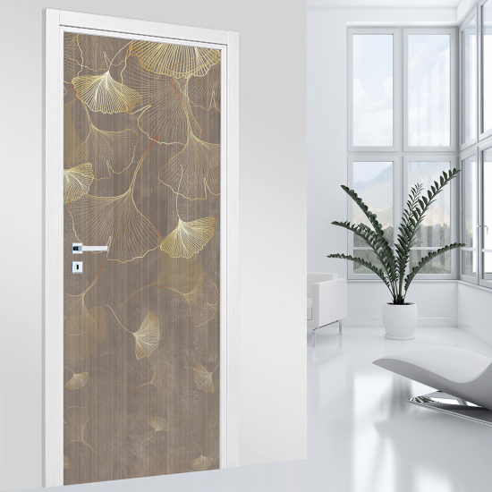 Vinilo Adhesivo para puerta - Hojas