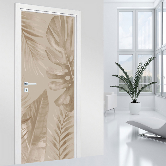 Vinilo Adhesivo para puerta - Hojas