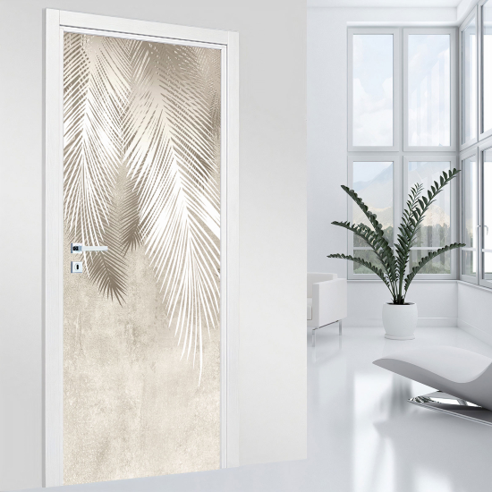 Vinilo Adhesivo para puerta - Hojas