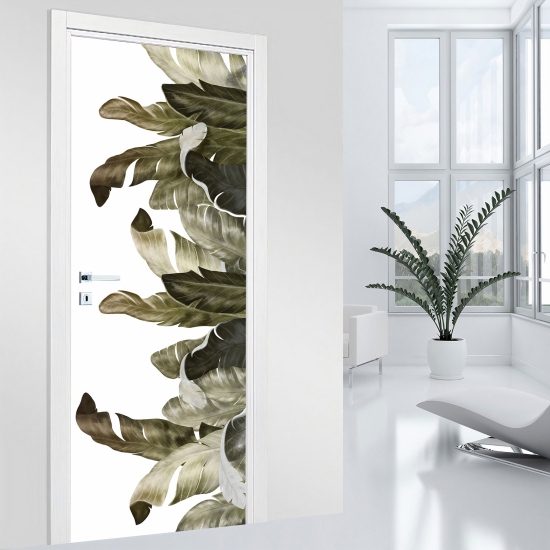 Vinilo Adhesivo para puerta - Hojas