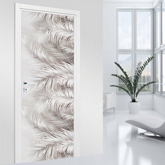 Vinilo Adhesivo para puerta - Hojas