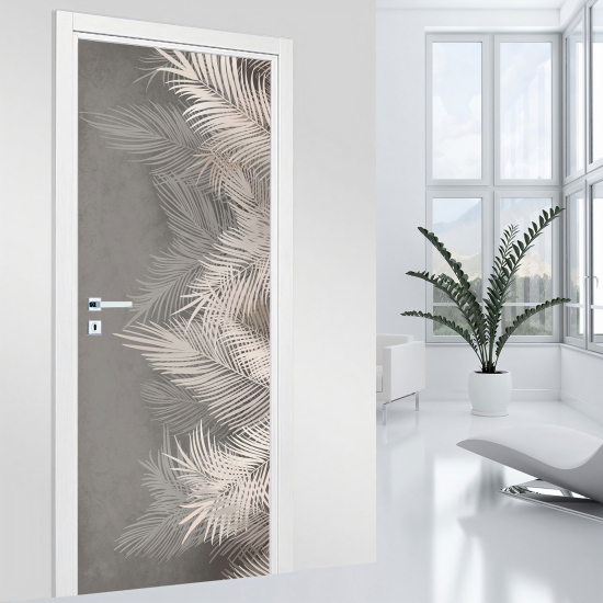 Vinilo Adhesivo para puerta - Hojas