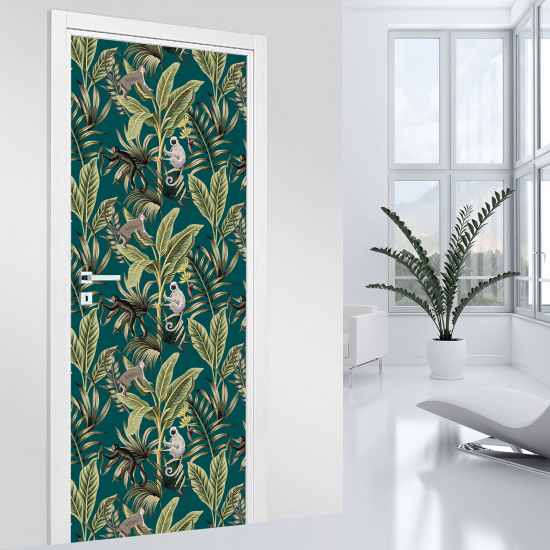 Vinilo Adhesivo para puerta - Jungla