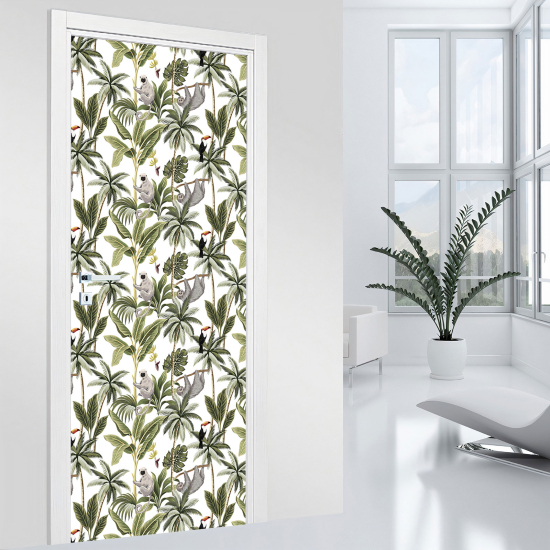 Vinilo Adhesivo para puerta - Jungla