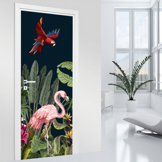 Vinilo Adhesivo para puerta - Jungla
