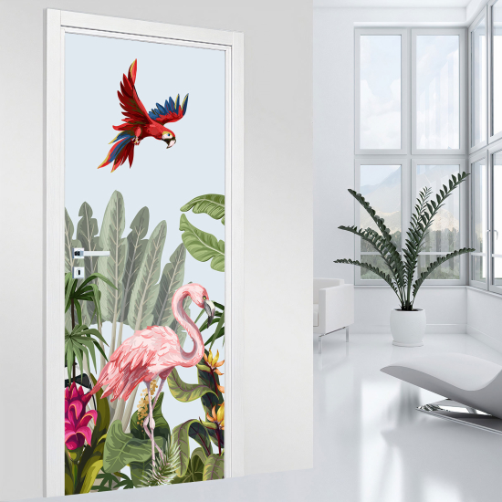 Vinilo Adhesivo para puerta - Jungla