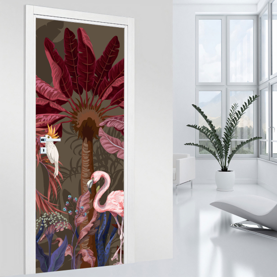 Vinilo Adhesivo para puerta - Jungla