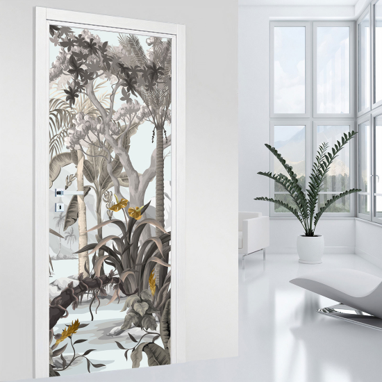 Vinilo Adhesivo para puerta - Jungla