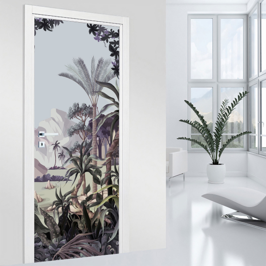 Vinilo Adhesivo para puerta - Jungla