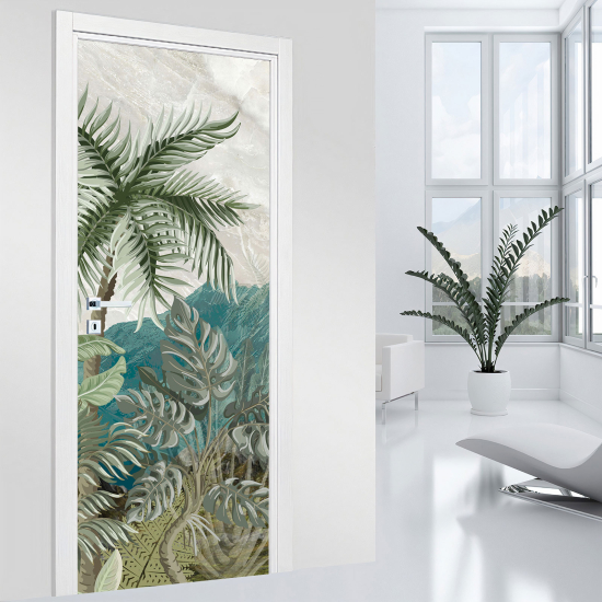 Vinilo Adhesivo para puerta - Jungla