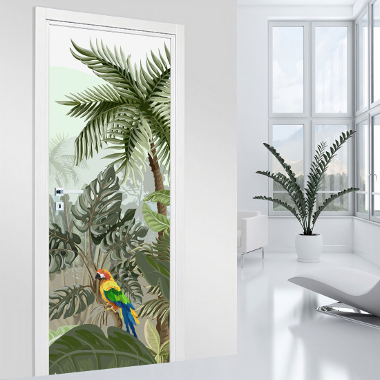 Vinilo Adhesivo para puerta - Jungla