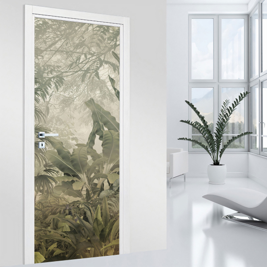 Vinilo Adhesivo para puerta - Jungla