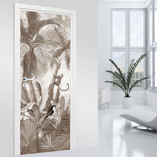 Vinilo Adhesivo para puerta - Jungla