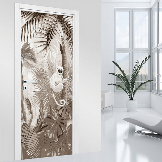 Vinilo Adhesivo para puerta - Jungla
