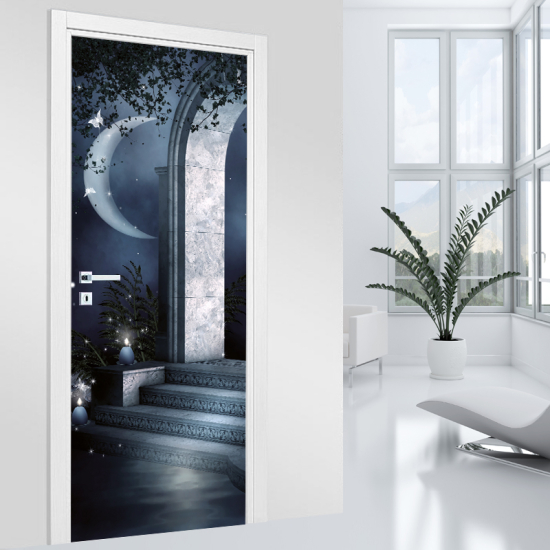 Vinilo Adhesivo para puerta - Luna