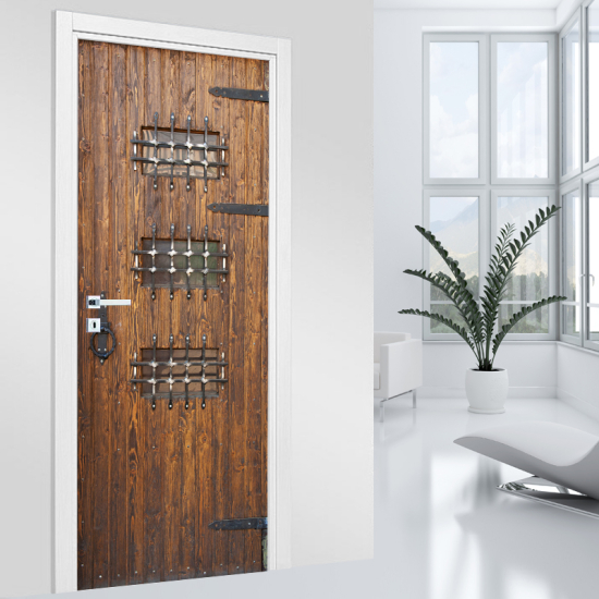 Vinilo Adhesivo para puerta - Madera
