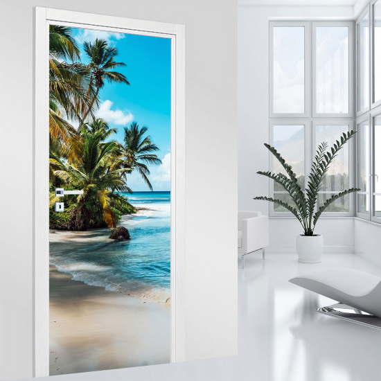 Vinilo Adhesivo para puerta - Mar