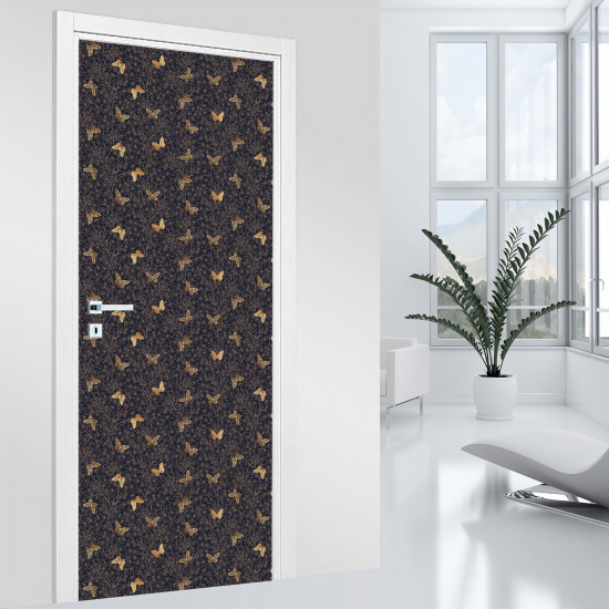 Vinilo Adhesivo para puerta - Mariposas