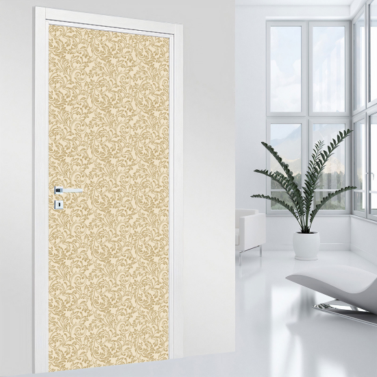 Vinilo Adhesivo para puerta - Motivo barroco