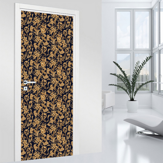 Vinilo Adhesivo para puerta - Motivo barroco