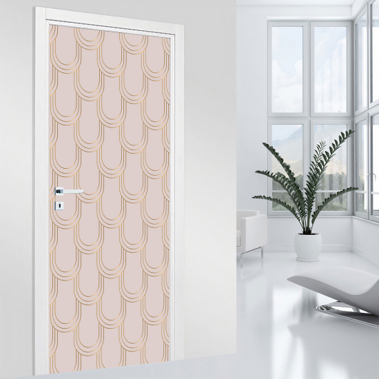 Vinilo Adhesivo para puerta - Motivo elegante